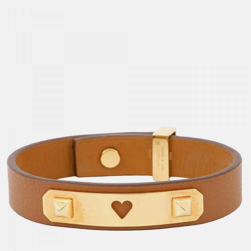 Hermes As de Coeur bracelet in gold